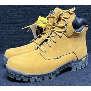 RefrigiWear Boots Mens Size 15 Brown Leather Waterproof VitaComfort Vibram 132CR